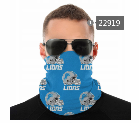 2021 NFL Detroit Lions #9 Dust mask with filter